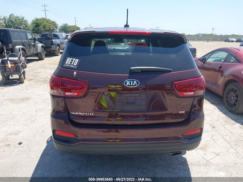 2019 KIA SORENTO LX - 5XYPG4A32KG569035