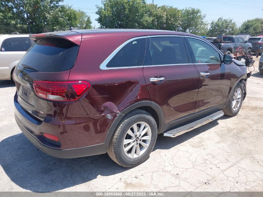 2019 KIA SORENTO LX - 5XYPG4A32KG569035