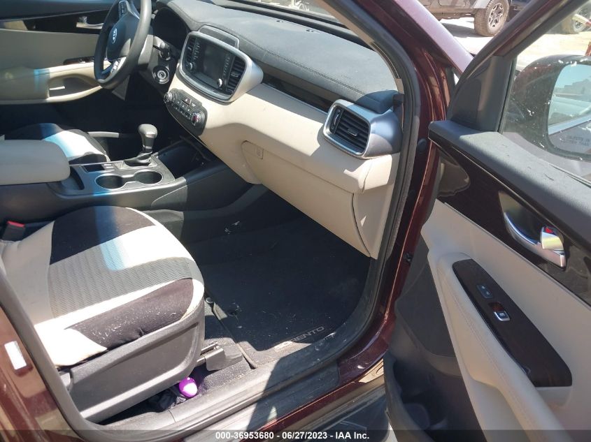 2019 KIA SORENTO LX - 5XYPG4A32KG569035