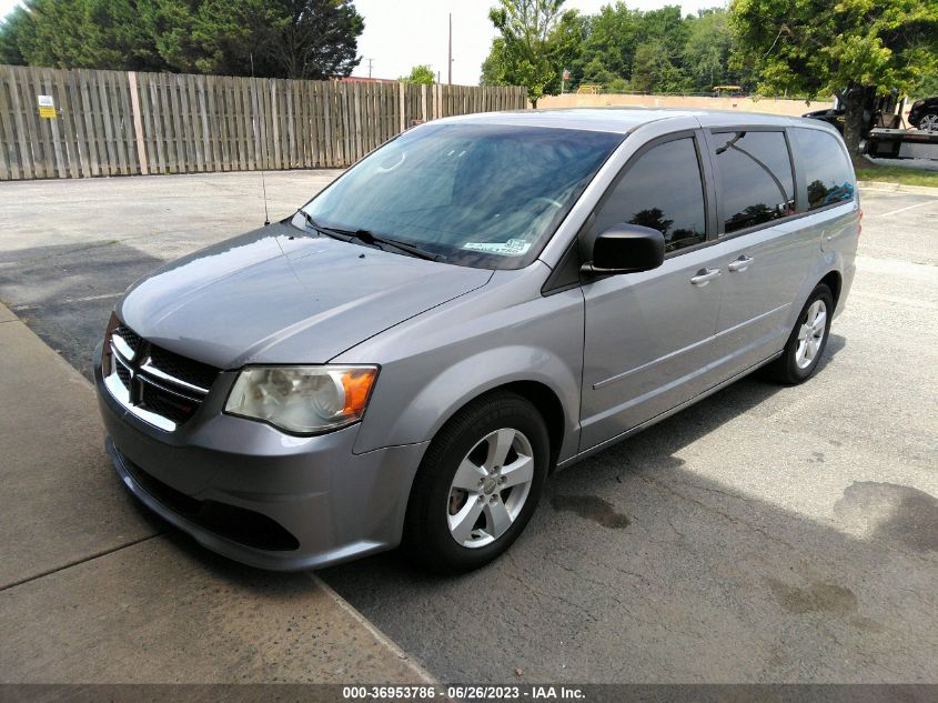 2013 DODGE GRAND CARAVAN SE - 2C4RDGBG2DR763115