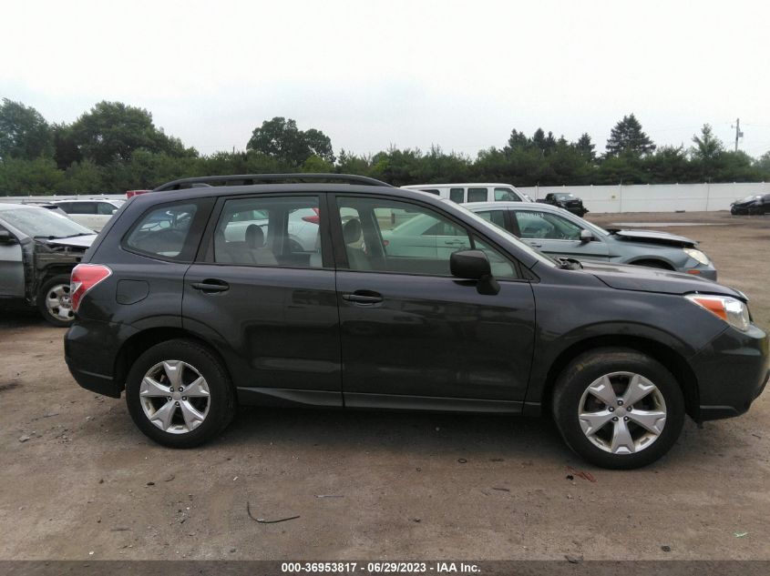 2016 SUBARU FORESTER 2.5I - JF2SJABC5GH521571