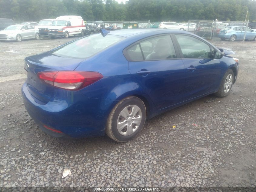 2017 KIA FORTE LX - 3KPFK4A76HE013703