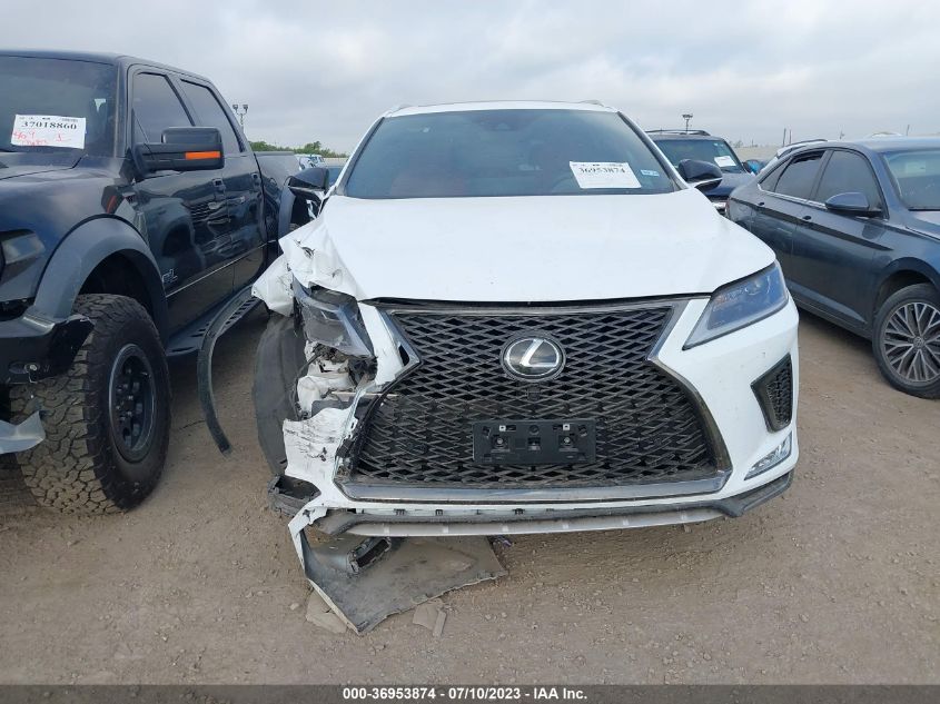 2022 LEXUS RX RX 350 F SPORT HANDLING - 2T2YZMDA2NC367638