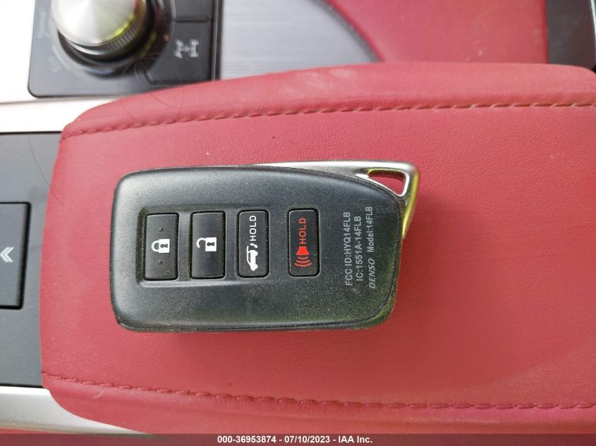 2022 LEXUS RX RX 350 F SPORT HANDLING - 2T2YZMDA2NC367638