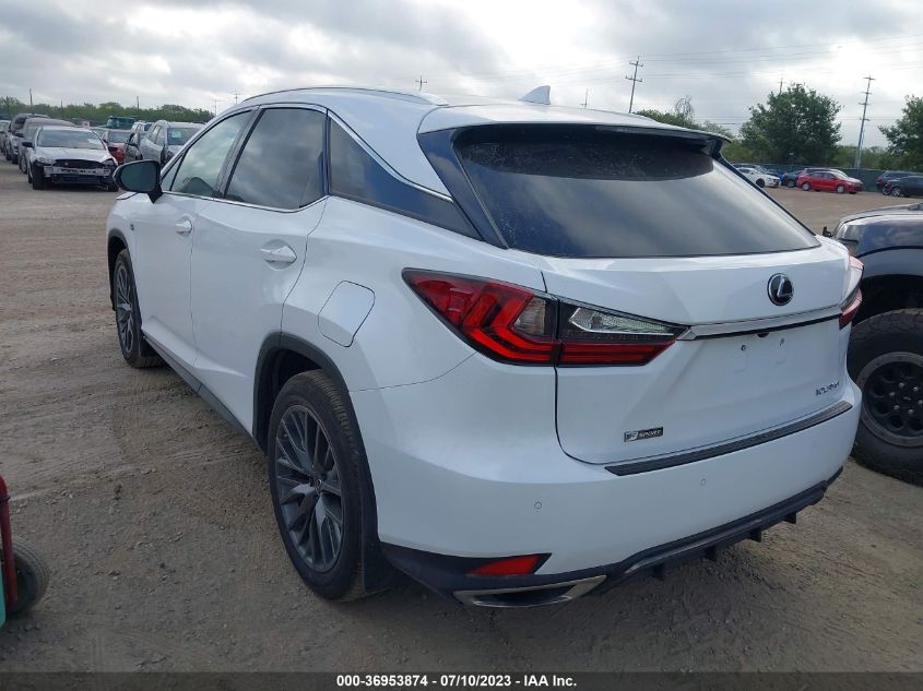 2022 LEXUS RX RX 350 F SPORT HANDLING - 2T2YZMDA2NC367638