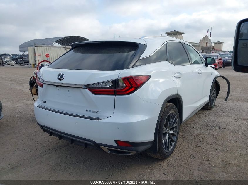 2022 LEXUS RX RX 350 F SPORT HANDLING - 2T2YZMDA2NC367638