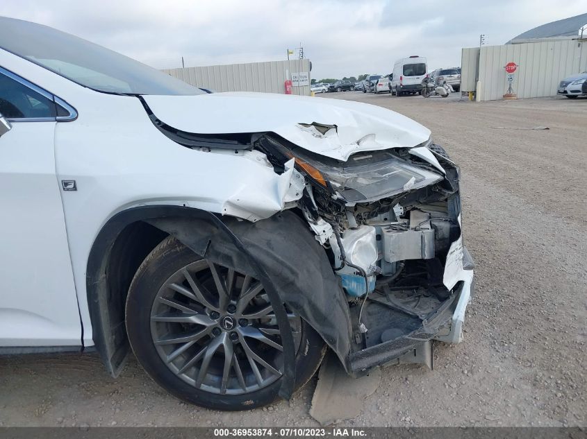 2022 LEXUS RX RX 350 F SPORT HANDLING - 2T2YZMDA2NC367638