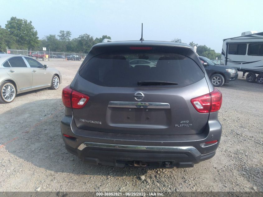2017 NISSAN PATHFINDER PLATINUM - 5N1DR2MM7HC631026