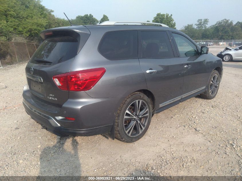 2017 NISSAN PATHFINDER PLATINUM - 5N1DR2MM7HC631026