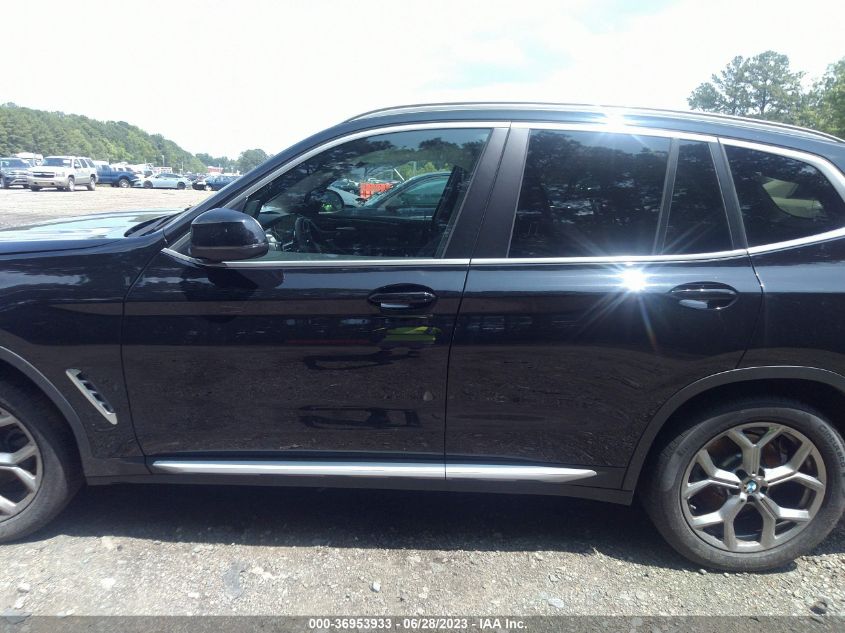 2023 BMW X3 XDRIVE30I - 5UX53DP09P9R82383