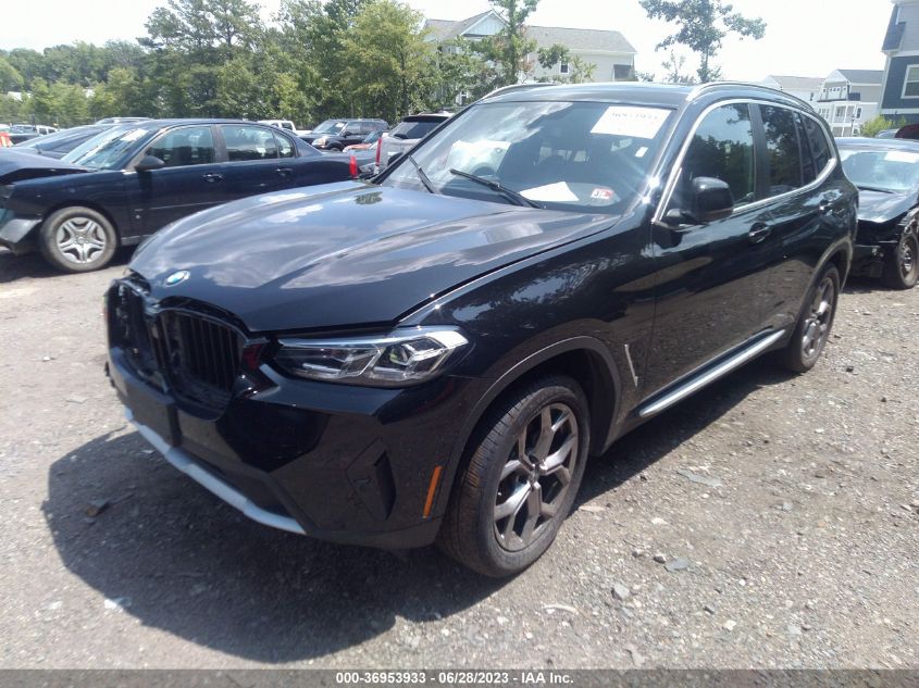 2023 BMW X3 XDRIVE30I - 5UX53DP09P9R82383