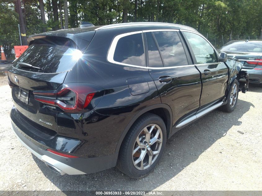 2023 BMW X3 XDRIVE30I - 5UX53DP09P9R82383
