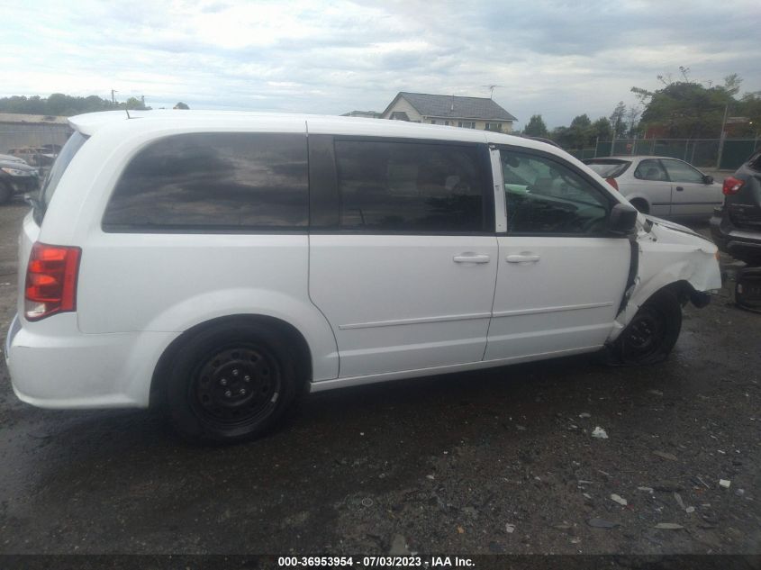 2016 DODGE GRAND CARAVAN SE - 2C4RDGBG0GR123179