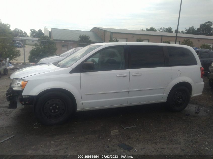 2016 DODGE GRAND CARAVAN SE - 2C4RDGBG0GR123179