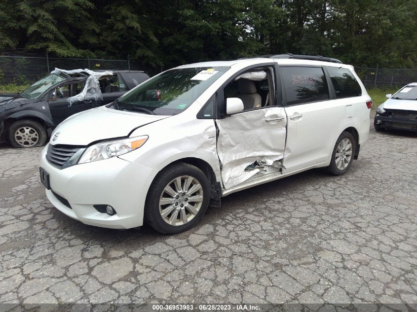 2016 TOYOTA SIENNA LTD/XLE/XLE PREMIUM - 5TDDK3DC6GS141468