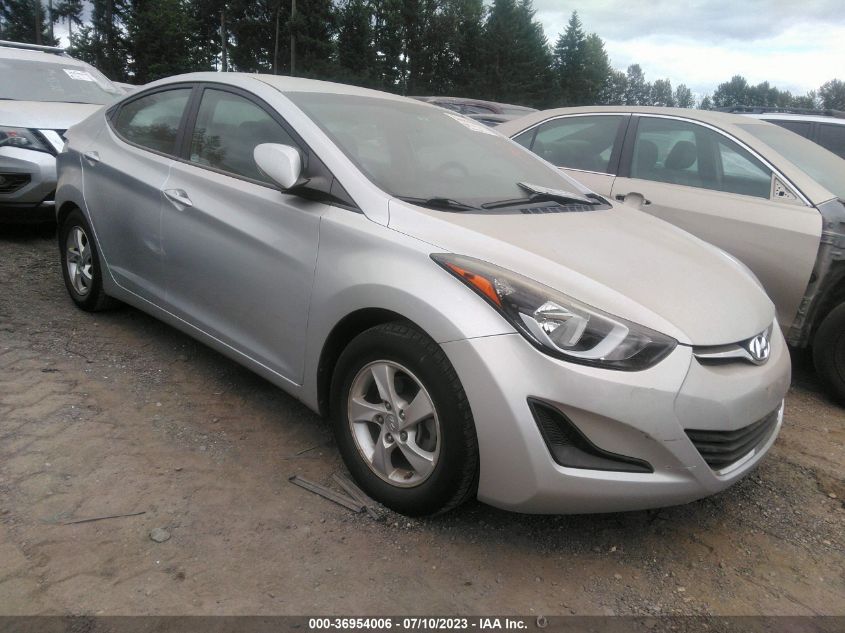 2015 HYUNDAI ELANTRA SE/SPORT/LIMITED - 5NPDH4AE5FH646058