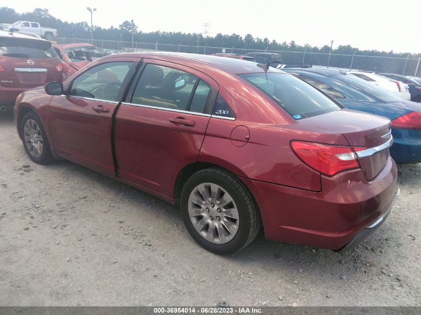 2013 CHRYSLER 200 LX - 1C3CCBAB1DN686756