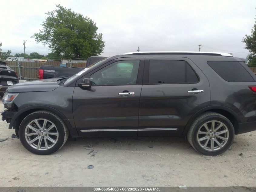 2017 FORD EXPLORER LIMITED - 1FM5K8F80HGD81326
