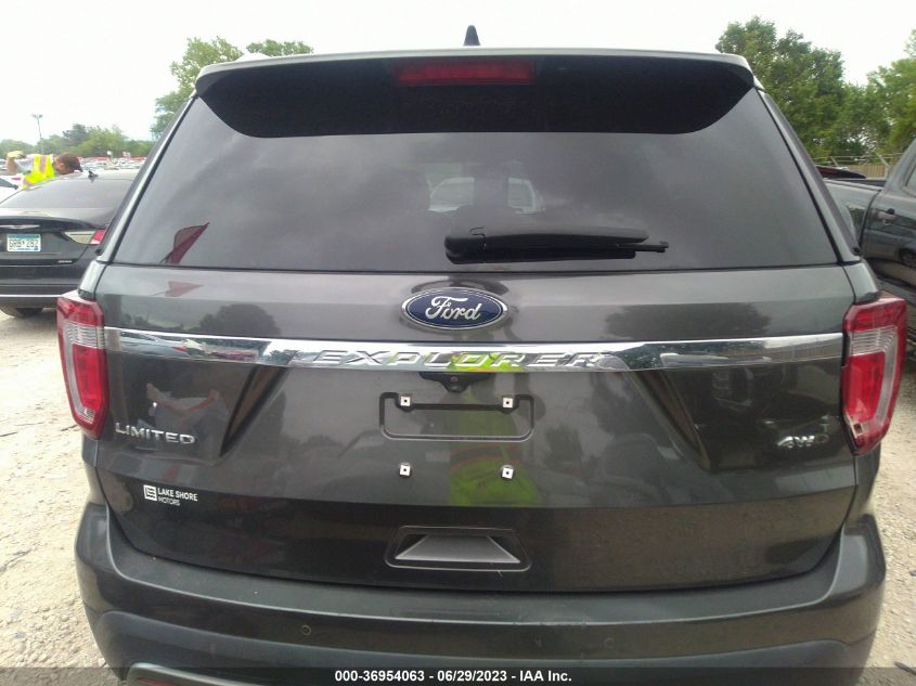 2017 FORD EXPLORER LIMITED - 1FM5K8F80HGD81326