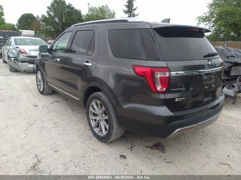 2017 FORD EXPLORER LIMITED - 1FM5K8F80HGD81326