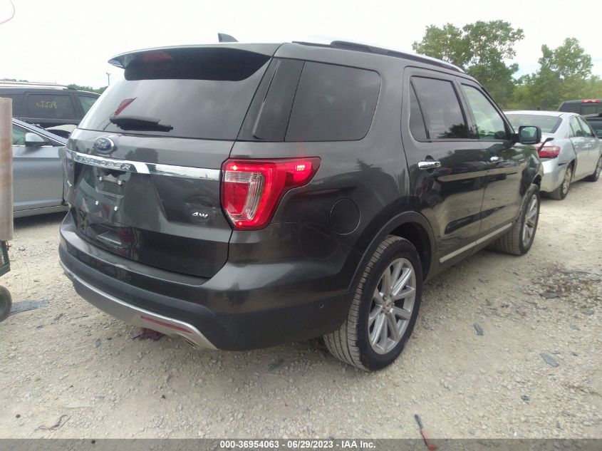 2017 FORD EXPLORER LIMITED - 1FM5K8F80HGD81326