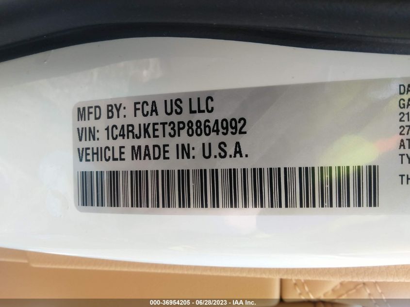 2023 JEEP GRAND CHEROKEE L SUMMIT RESERVE - 1C4RJKET3P8864992