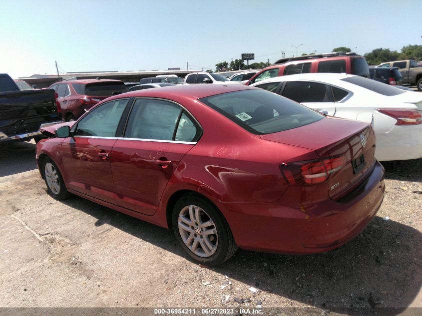 2017 VOLKSWAGEN JETTA S - 3VW2B7AJ8HM283062