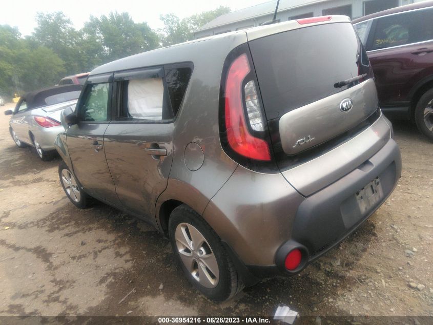 2016 KIA SOUL BASE - KNDJN2A26G7238129
