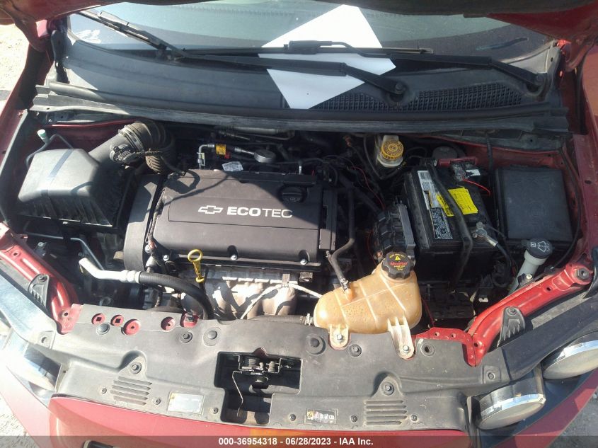 2013 CHEVROLET SONIC LT - 1G1JC5SH5D4166842