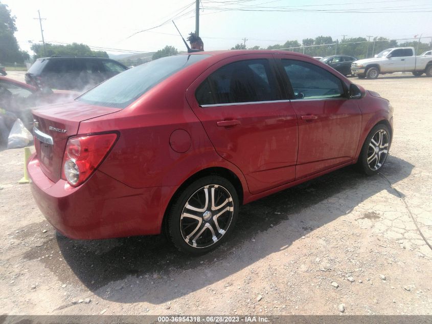 2013 CHEVROLET SONIC LT - 1G1JC5SH5D4166842
