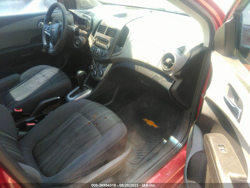 2013 CHEVROLET SONIC LT - 1G1JC5SH5D4166842