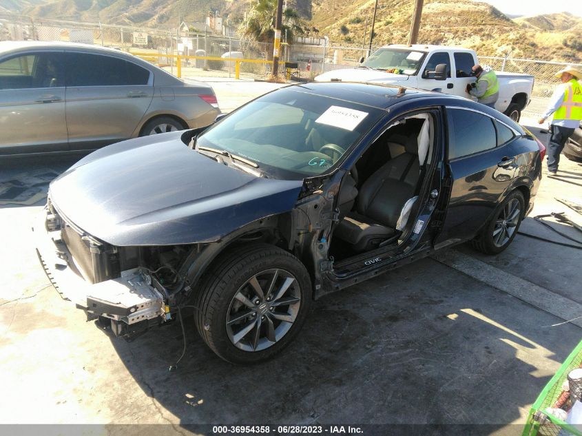 2019 HONDA CIVIC SEDAN EX-L - JHMFC1F77KX010917