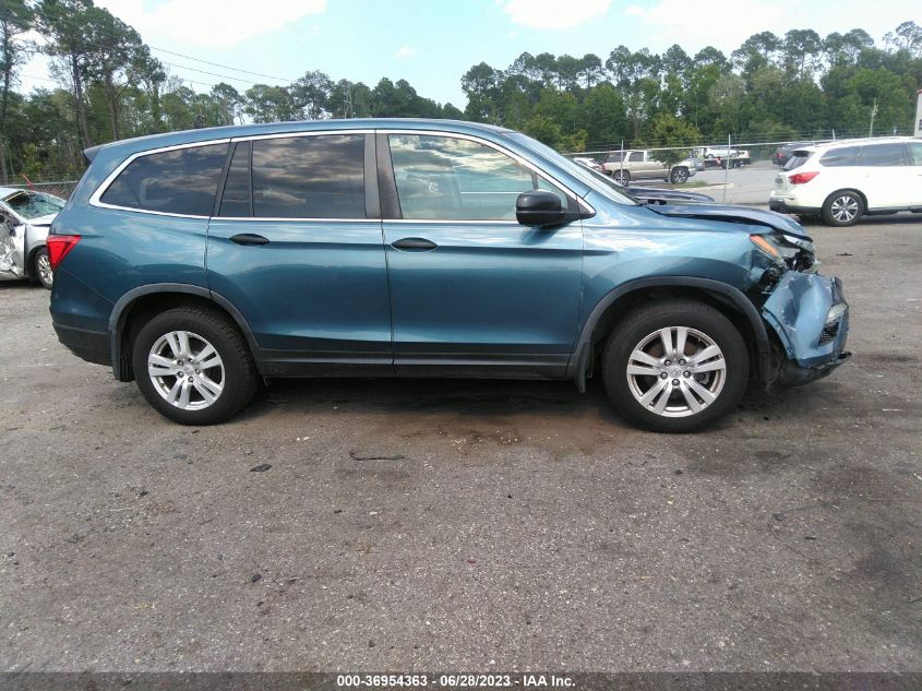 2017 HONDA PILOT LX - 5FNYF5H10HB003120