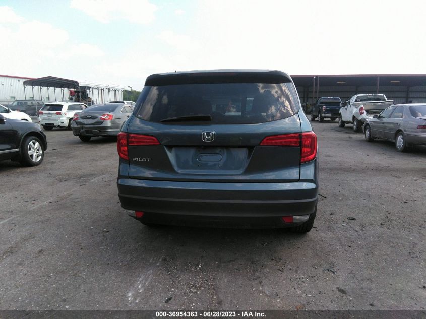 2017 HONDA PILOT LX - 5FNYF5H10HB003120