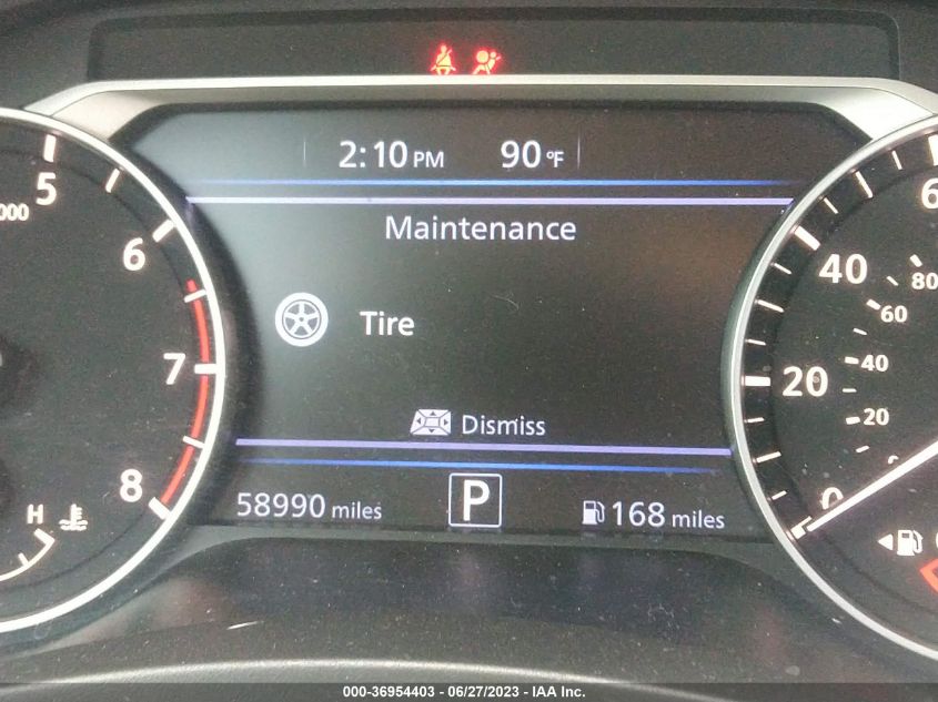 2019 NISSAN ALTIMA 2.5 SV - 1N4BL4DV7KC138879