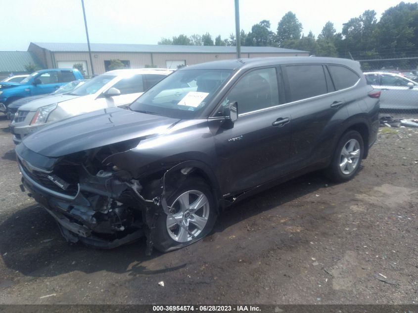 2020 TOYOTA HIGHLANDER HYBRID LE - 5TDBBRCH6LS512775