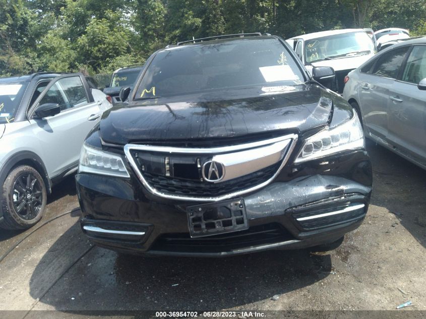 2015 ACURA MDX TECH PKG - 5FRYD4H47FB029722