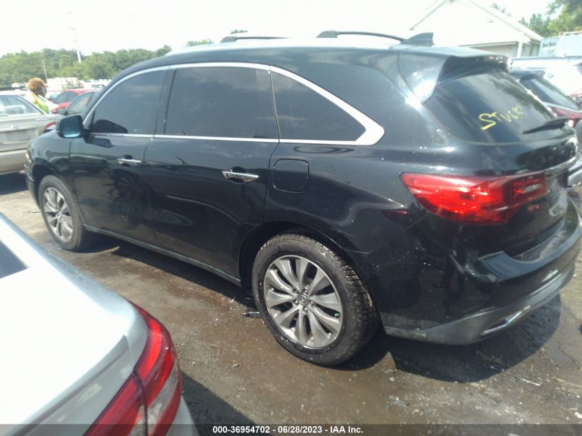 2015 ACURA MDX TECH PKG - 5FRYD4H47FB029722