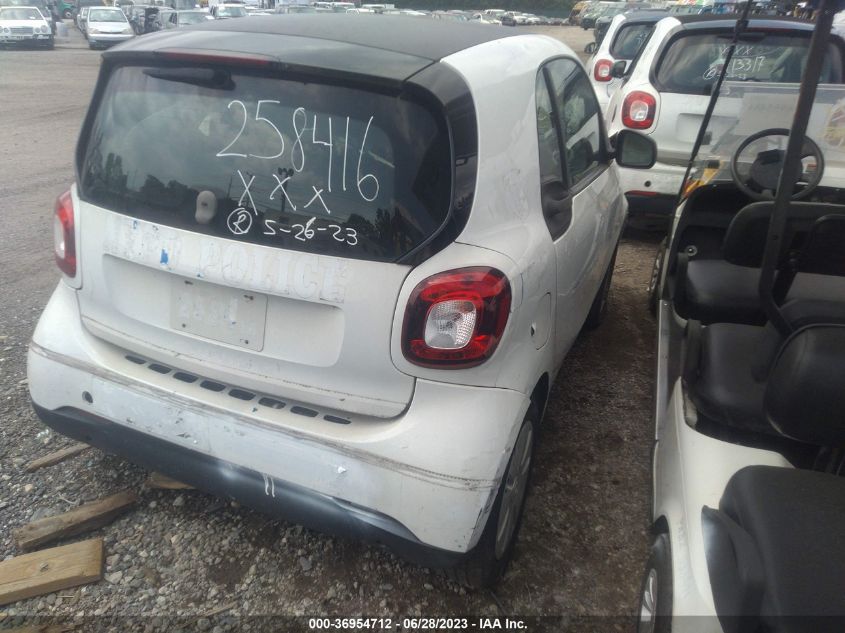 2016 SMART FORTWO PASSION/PURE/PRIME/PROXY - WMEFJ5DA4GK104367