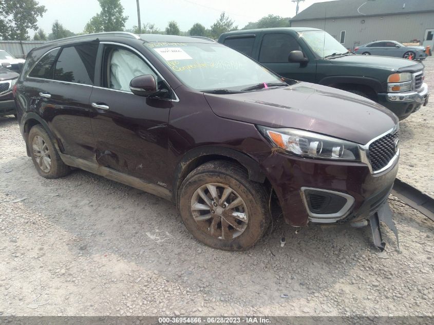 2016 KIA SORENTO LX/L - 5XYPGDA38GG125553