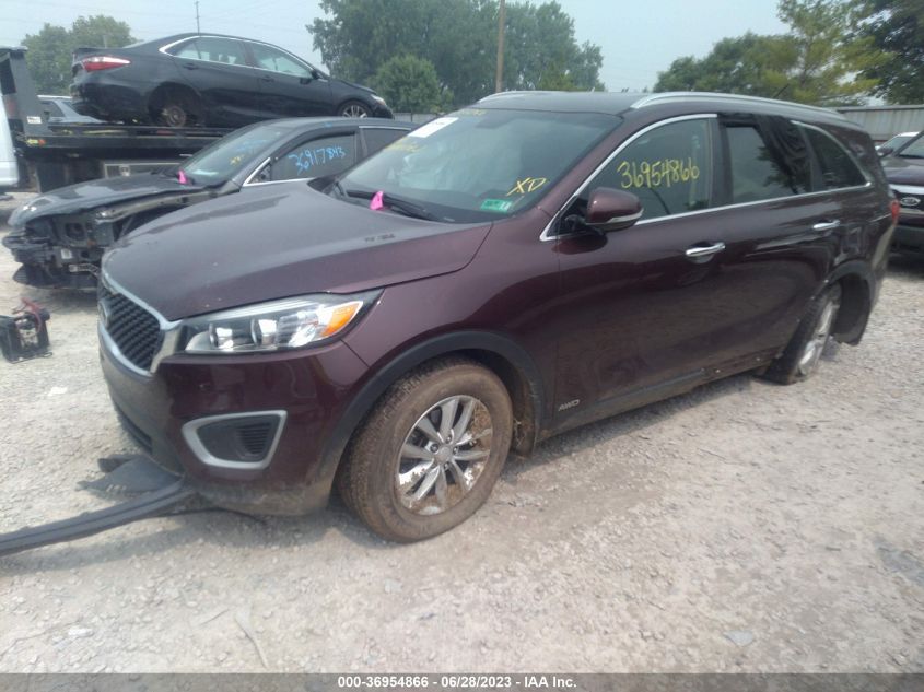 2016 KIA SORENTO LX/L - 5XYPGDA38GG125553