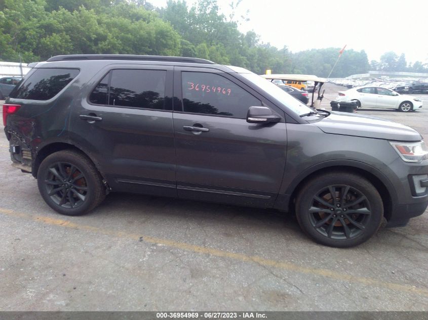 VIN 1FM5K8D87HGA15527 2017 FORD EXPLORER XLT