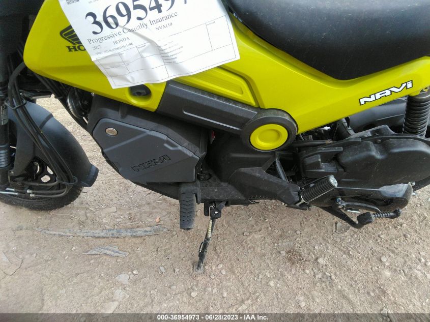 2022 HONDA NVA110 B - 3H1JK0706ND011198