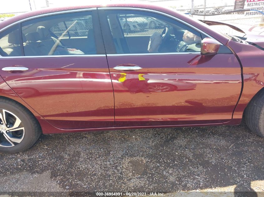 2016 HONDA ACCORD SEDAN LX - 1HGCR2F34GA203219
