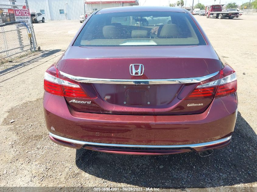 2016 HONDA ACCORD SEDAN LX - 1HGCR2F34GA203219