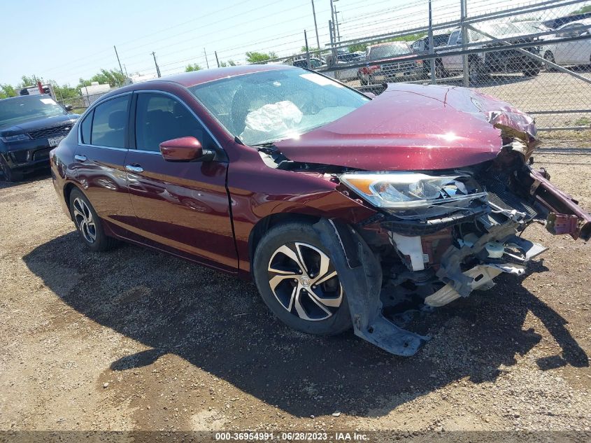 2016 HONDA ACCORD SEDAN LX - 1HGCR2F34GA203219