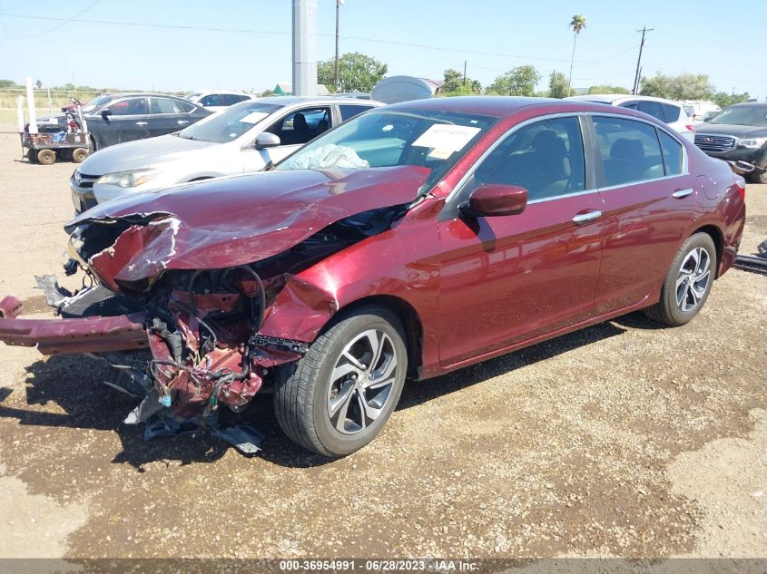 2016 HONDA ACCORD SEDAN LX - 1HGCR2F34GA203219