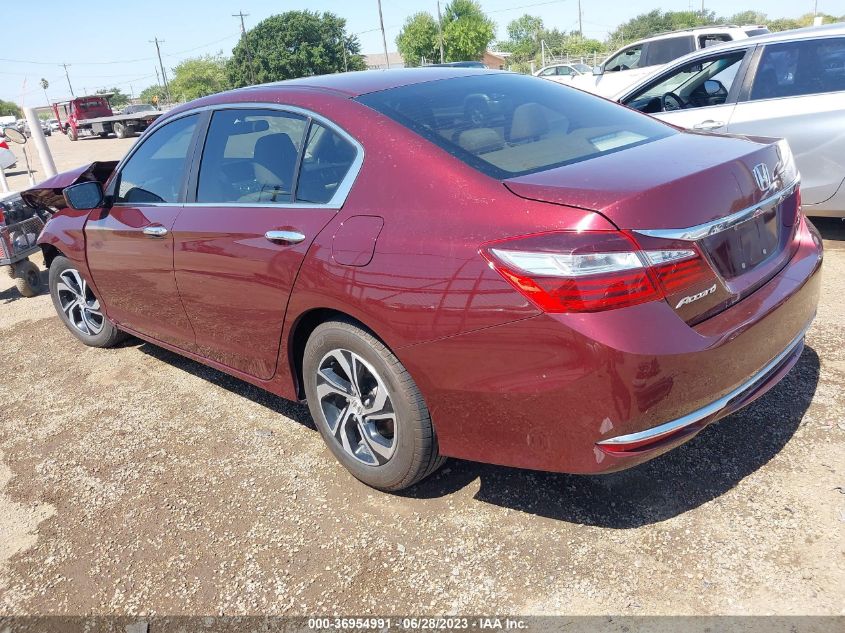 2016 HONDA ACCORD SEDAN LX - 1HGCR2F34GA203219