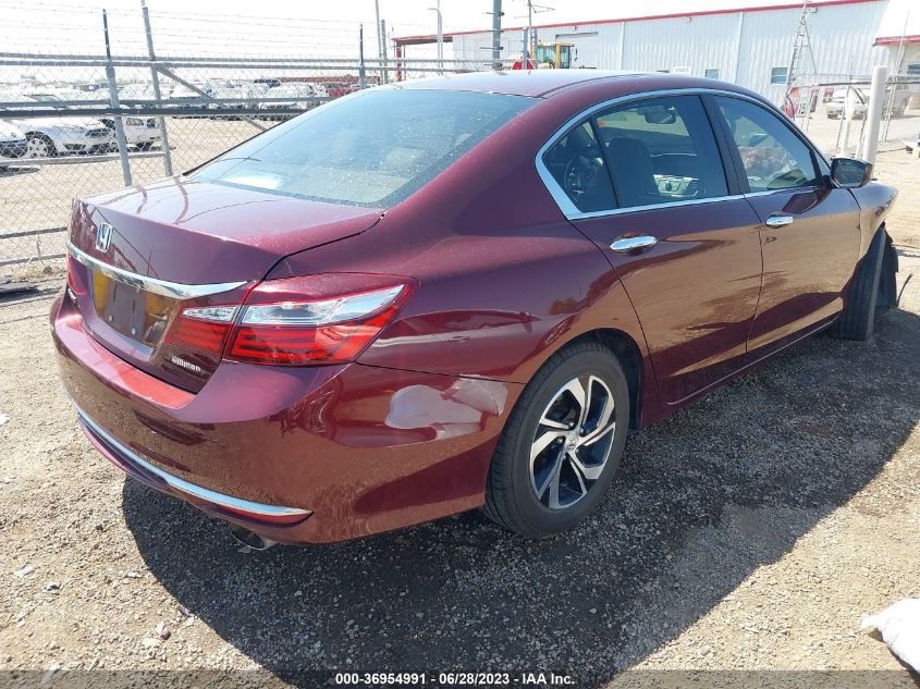 2016 HONDA ACCORD SEDAN LX - 1HGCR2F34GA203219