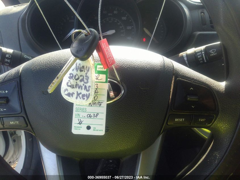 2013 KIA RIO LX - KNADM4A35D6300638